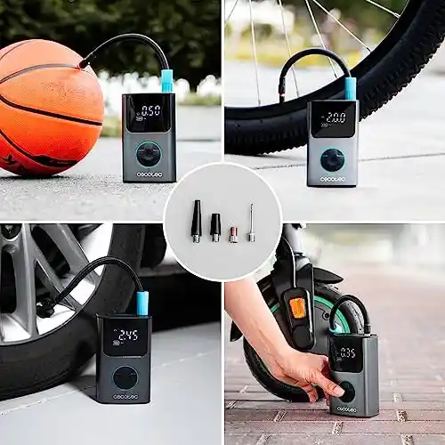 Compresor de Aire Eléctrico Portátil Cecotec Air Max