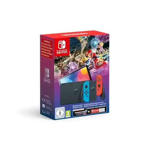 Consola Nintendo Switch OLED + Mario Kart 8 (código descarga) + 3 meses NSO