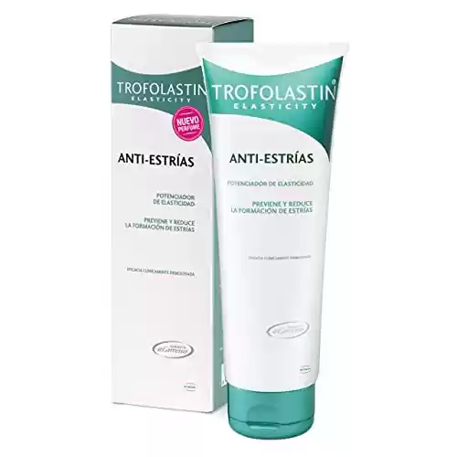 Crema Antiestrías Trofolastin, Previene y Reduce la Formación de Estrías - Embarazo, Adolescentes y deportistas - 250 ml