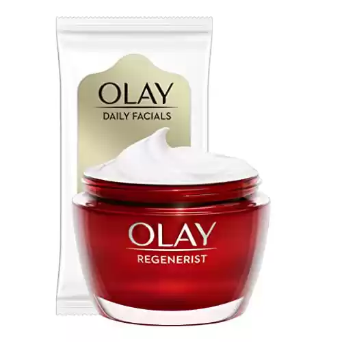Crema de Día 50ml + Daily Facials 5 en 1 Toallitas Limpiadoras Olay Regenerist