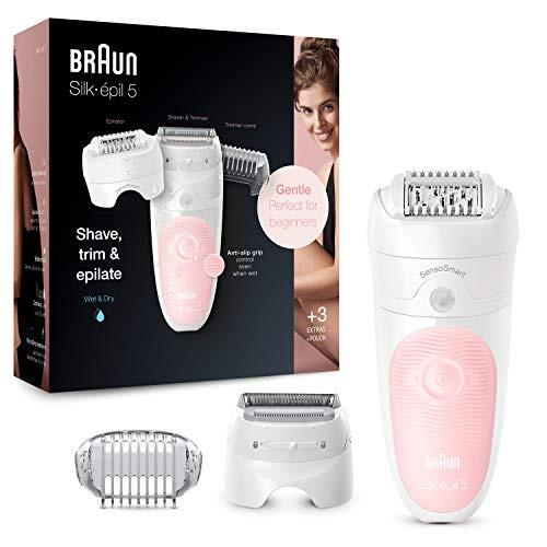 Depiladora Braun Silk-épil 5 Wet & Dry 5-620 + 4 accesorios