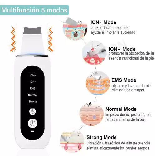 Depurador ultrasónico para la piel