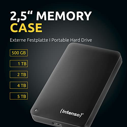 Disco Duro portátil Intenso 6021561 de 1 TB, 2.5", USB 3.0