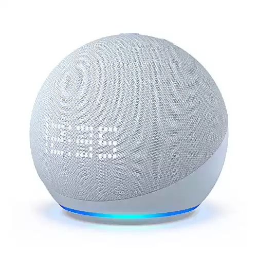 Echo Dot con reloj 5.ª generación