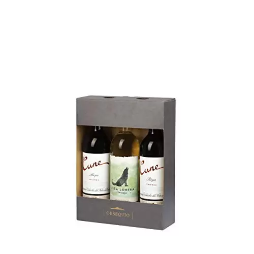 Estuche 2 botellas de Cune Rioja Crianza + Viña Lobera Verdejo Eco