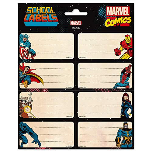Etiquetas adhesivas Marvel Los vengadores