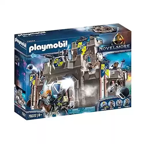 Fortaleza Novelmore con Lanzapiedras y Cañón de Agua de Playmobil