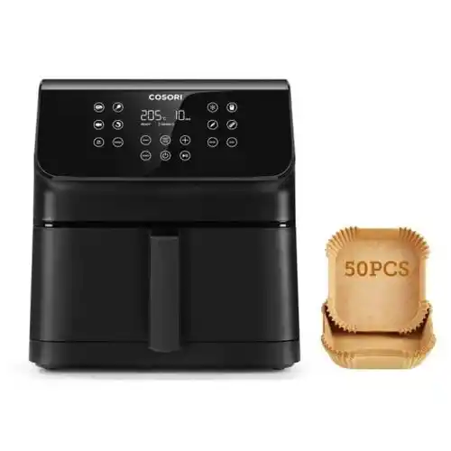 Freidora de Aire 6.2L Cosori Premium II Chef Edition + Pack 50 Papeles