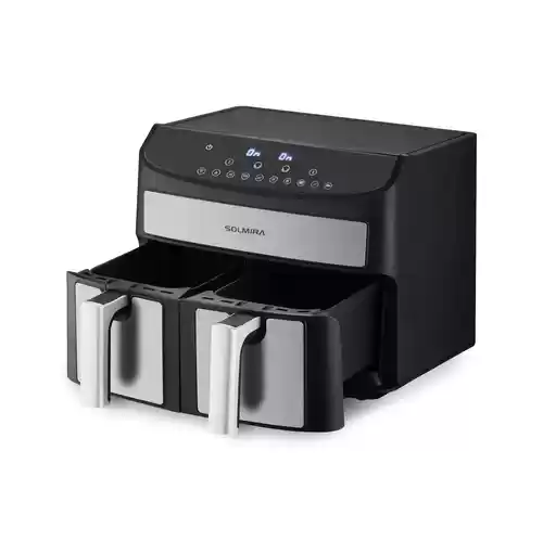 Freidora sin aceite doble SOLMIRA 8L 1700W