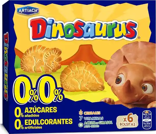 Galletas de cereales Dinosaurus 0% 185g