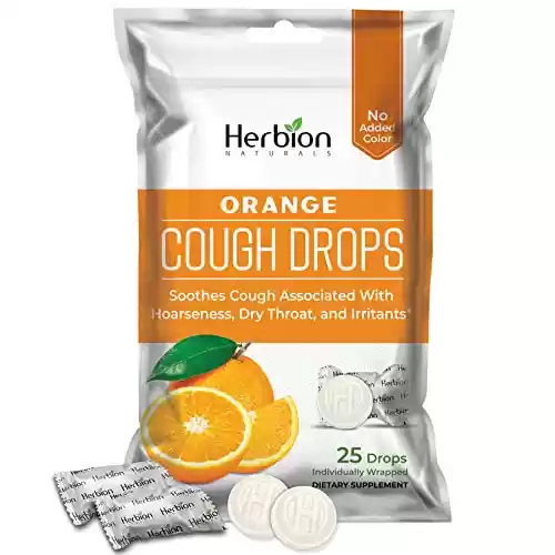 Gotas con sabor a naranja Herbion Naturals por 1€.