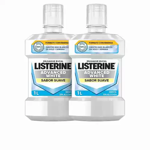 CHOLLAZO! Pack 2x 1 litro Listerine Blanqueador Enjuague bucal (ENVIO GRATIS)