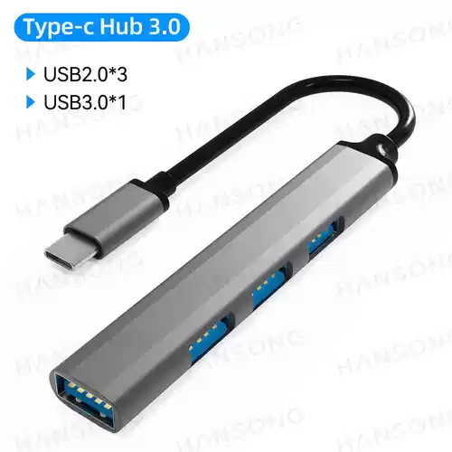 HUB USB 4 en 1