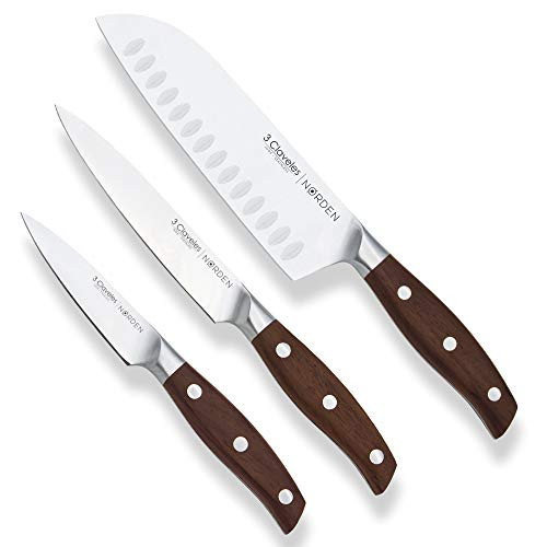 Juego de 3 cuchillos de cocina 3 Claveles