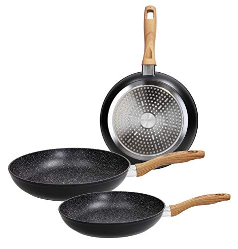 Juego de 3 sartenes de 20, 24 y 28 cm Tognana