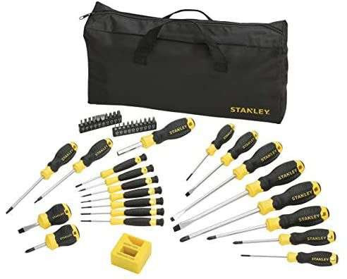 Juego de 42 destornilladores, Portapuntas + Puntas + Magnetizador Maletín Stanley STHT0-62113