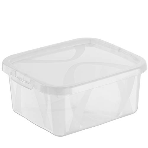Juego de 8 cajas de almacenamiento de 2 litros con tapa