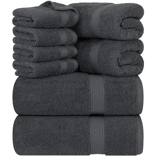 Juego de 8 Toallas Premium Utopia Towels - Algodón