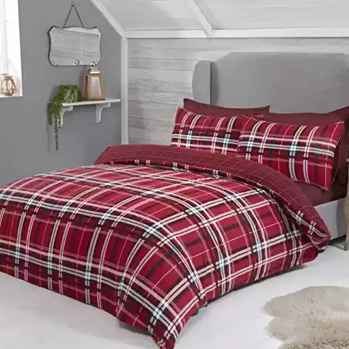 Juego edredón y Fundas de Almohada de Franela Sleepdown