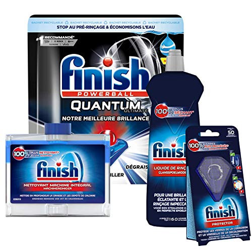 Kit completo para lavavajillas Finish Powerball Quantum Ultimate