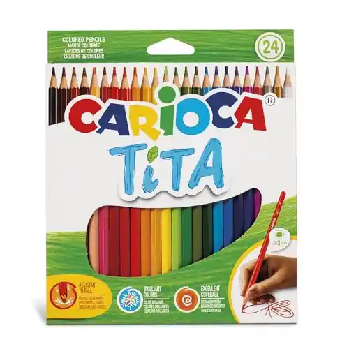 Lápices de colores Carioca 24 unidades