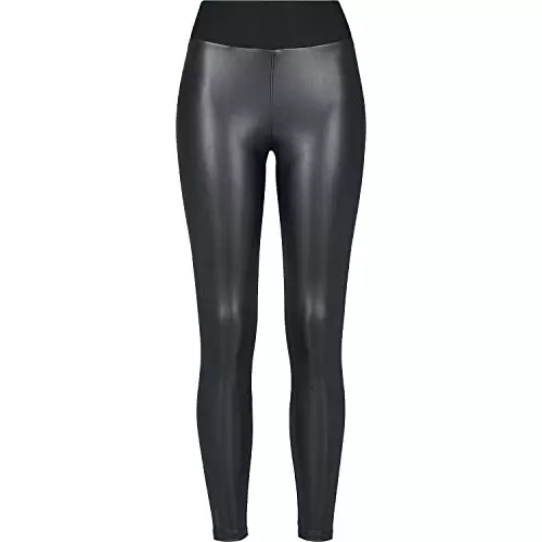 Leggings Urban Classics Ladies Faux Leather High Waist