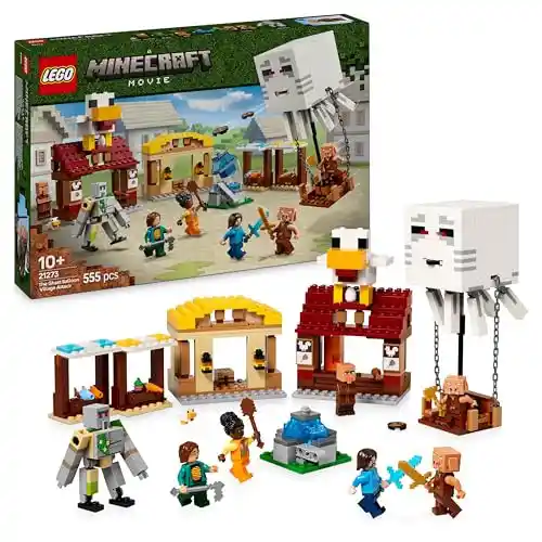 LEGO Minecraft El Ataque a la Aldea del Globo de Ghast