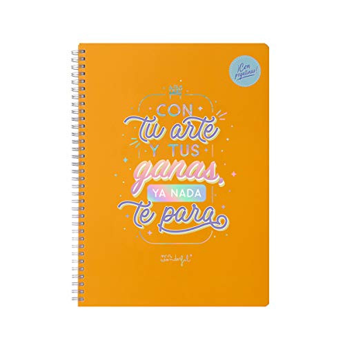 Libreta A4 Con Tu Arte Y Tus Ganas, Ya Nada Te Para