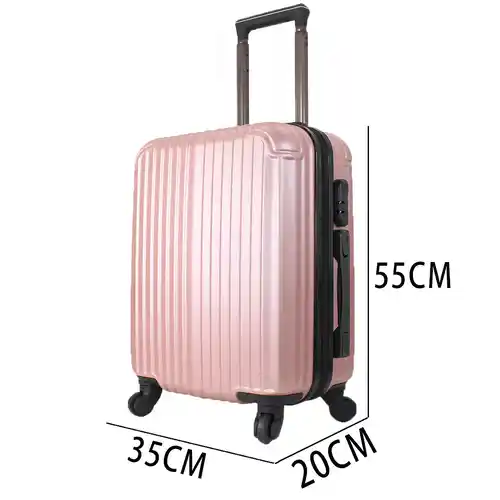 Maleta Trolley ABS Rígida 4 Ruedas 55x35x20CM - 12 colores a elegir