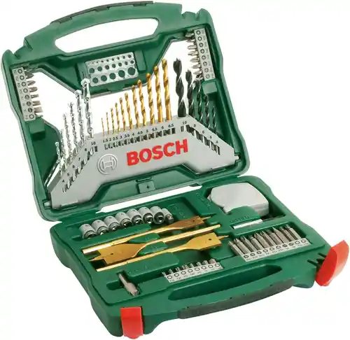 Maletín Bosch X-Line con 70 unidades para taladrar y atornillar