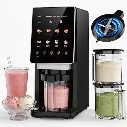 Máquina para Hacer Helados Teendow KF-2501U1 con 8 Programas