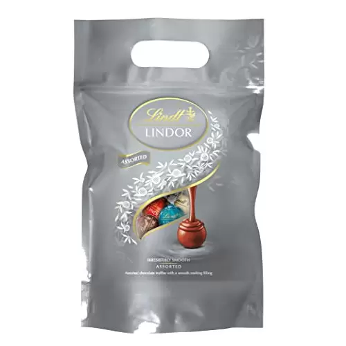 MAXI BAG Lindt bombones LINDOR chocolate con leche 1KG