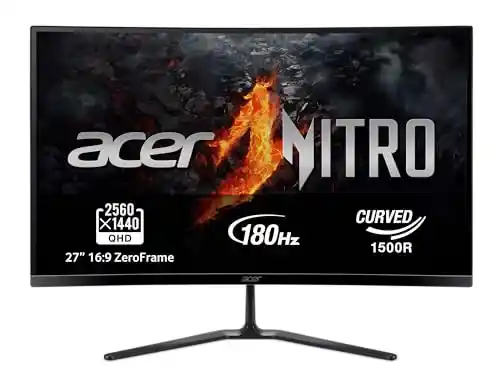 Monitor gaming curvo Acer Nitro ED270U S3 de 27" WQHD 180Hz