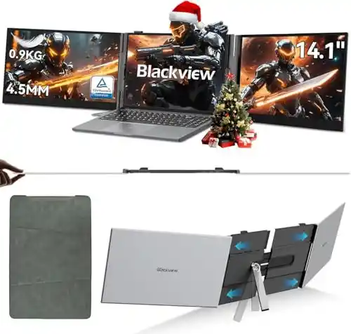 Monitor Portátil Triple ultradelgado de 14" Blackview