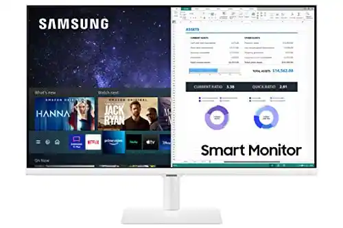 Monitor Samsung Smart M5 de 27'' FHD Smart TV con altavoces y mando incluido