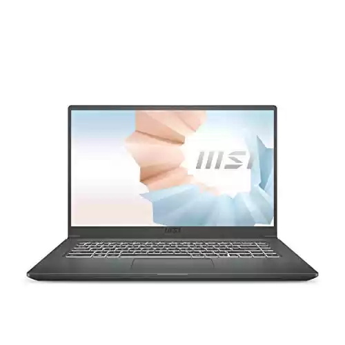 Portátil MSI Modern 15 A11M-1050XES de 15.6" FHD (Intel Core i7-1195G7, 16GB RAM, 512 GB SSD)