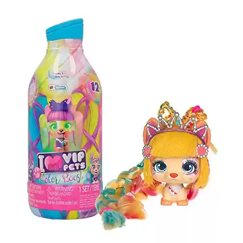 Muñeca perrita Sorpresa VIP PETS Color Boost S3