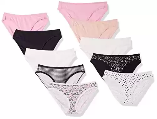 Pack 10 bragas Amazon Essentials de algodón