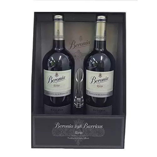 Pack 2 botellas Beronia 198 Barricas Rioja + Tapón de Vacío