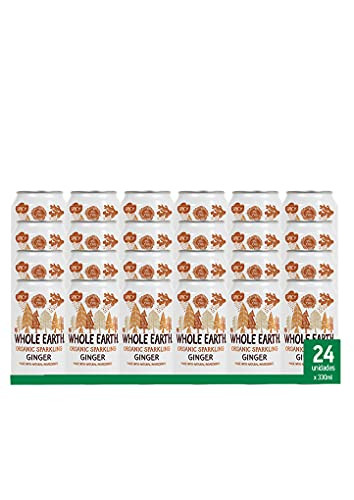 Pack 24 refrescos Whole Earth de jengibre Bio 33cl