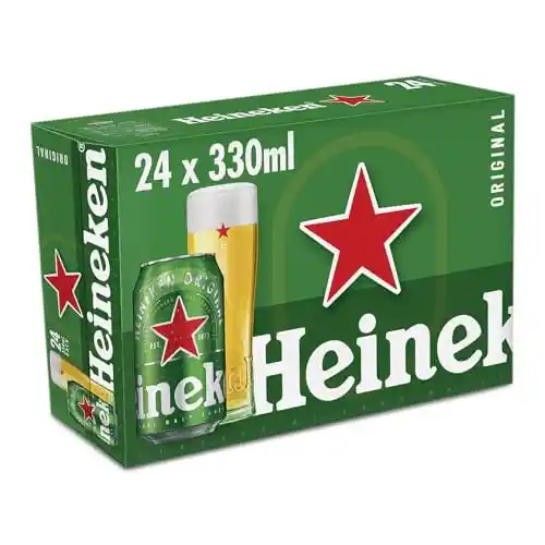 Pack 24 x 330ml Cerveza Lager Heineken
