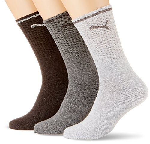 Pack 3 calcetines Puma Hombre Crew Stripe