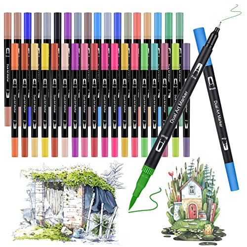 Pack 36 rotuladores lettering