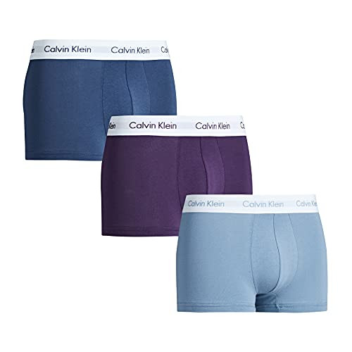 Pack 3x bóxer Calvin Klein Low Rise Trunks-Cotton Stretch (talla M)