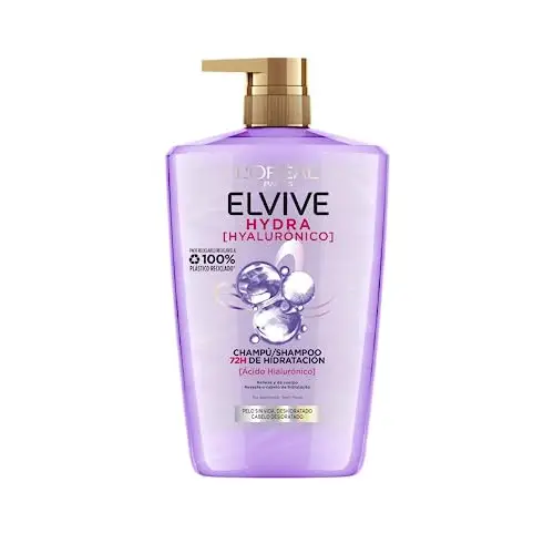 Pack 3x1L de champú L'Oréal Paris Elvive Hidra Hialurónico