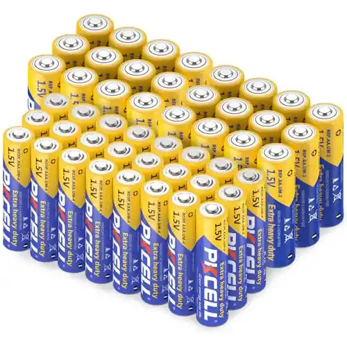 Pack 48x Pilas alcalinas (24x AA + 24x AAA)