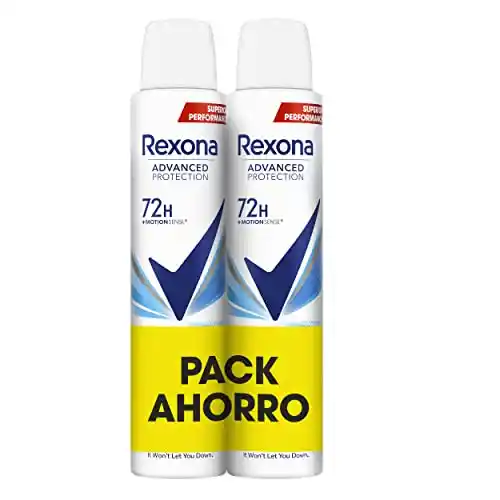 Pack 6x200ml Rexona Desodorante Aerosol Advance Protection Cotton Dry 72h para mujer (PROMO 3x2)