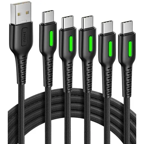 Pack 5 Cables USB Tipo C 3.1A