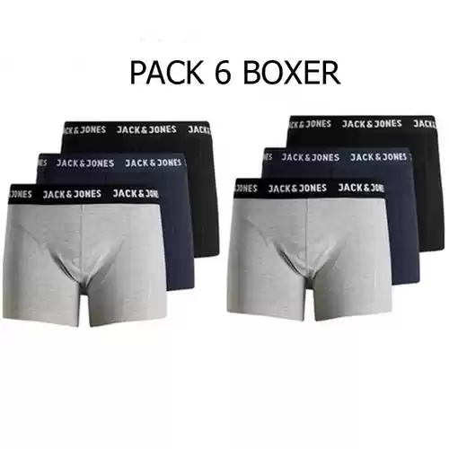 Pack 6 bóxer Jack & Jones