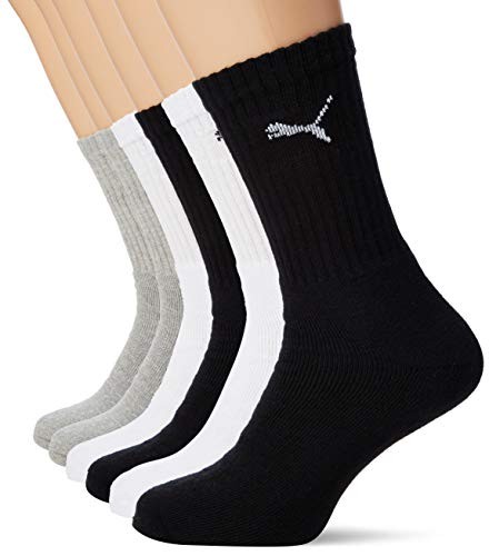 Pack 6 Calcetines Unisex Puma Sport Cush Crew